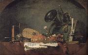 Jean Baptiste Simeon Chardin Instruments France oil painting artist